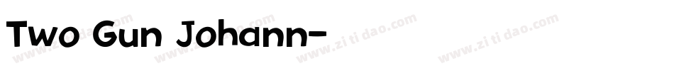 Two Gun Johann字体转换